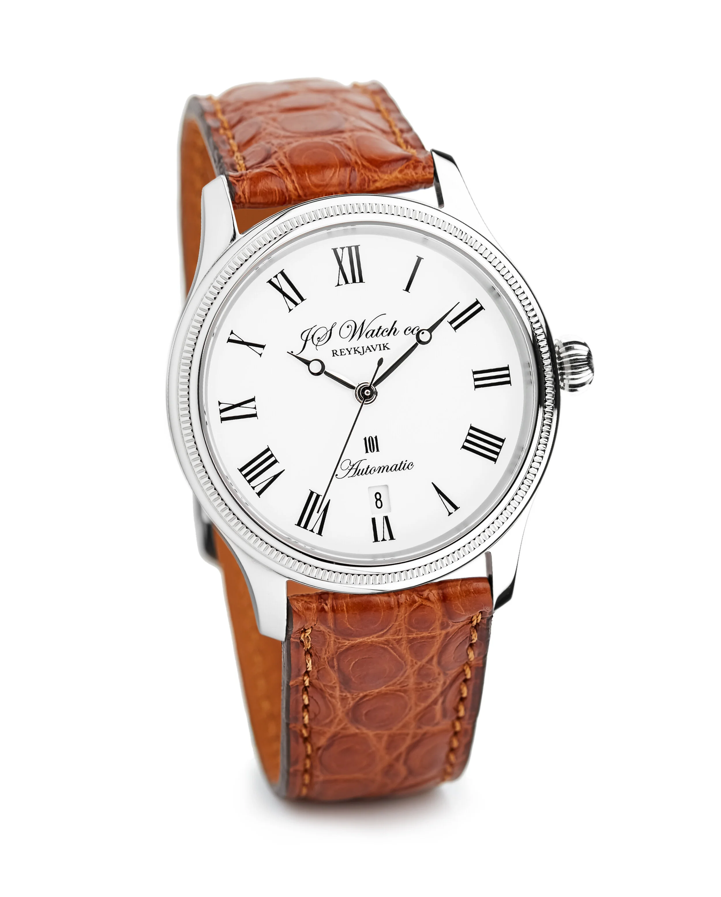 JS Watch Company Reykjavik — 101 38mm White Roman